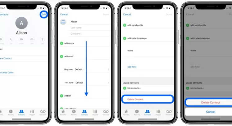 Manage and Delete Contacts on Your iPhone